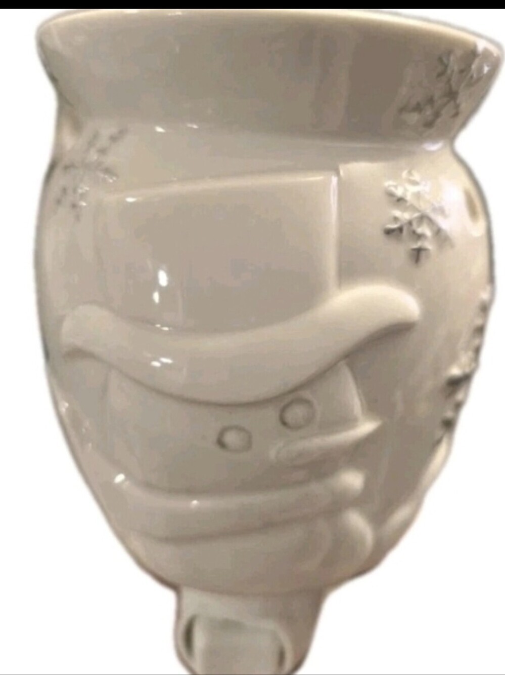Scentsy Blizzard Plug-In Wax Warmer Snowflake Holiday Night Light Retired Rare
